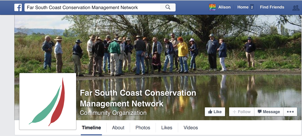Screen shot of CMN Facebook Page